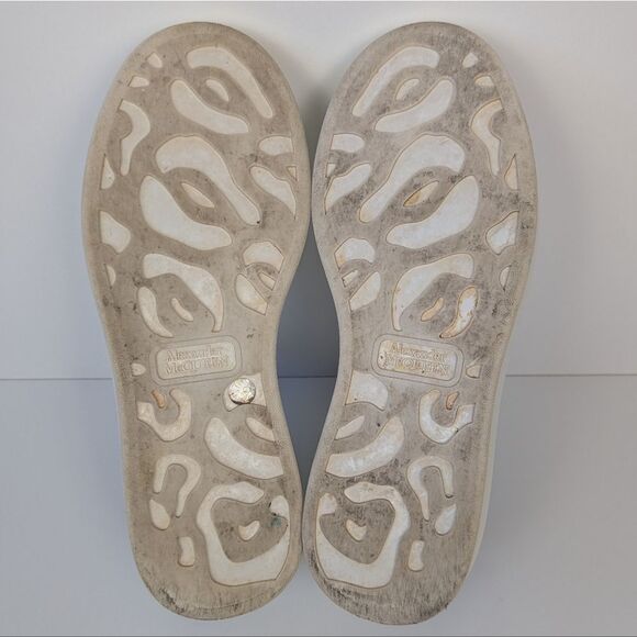 Alexander McQueen Men's Platform Sneakers Black and White 38 - Picture 13 of 15